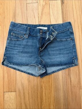 Levi's Blue Denim Cutoff Shorts